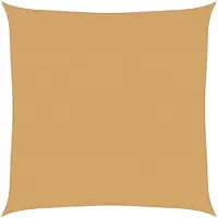 vidaXL Zonnezeil 160 g/m² vierkant 4,5x4,5 m HDPE zandkleurig