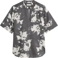 Marc O'Polo Blouse donkergrijs / wit