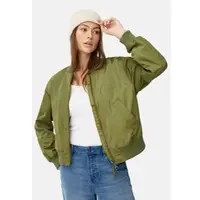 Camel active Bomberjack met 2-weg rits - Maat womenswear-38 - Olijf
