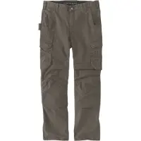Carhartt Relaxed Fit Straight Steel Rugged Flex Ripstop Double-Front Cargo Broek Maat
