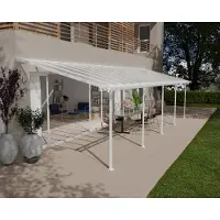 Palram - Canopia Aluminium terrasoverkapping Feria, wit, 295x971x305 cm