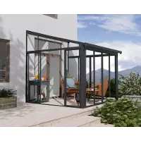 Canopia By Palram Tuinkamer Veranda Sanremo Palram - Canopia 3 x 3 m grijs