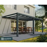 Canopia By Palram Aluminium terrasoverkapping Stockholm Palram - Canopia 3,4 x 5,9 m grijs