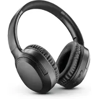 Music Sound BLUETOOTH HOOFDTELEFOON MS NIMBUS ZWART, Draadloos, Gesprekken/muziek, 350 g, Hoofdtelefoon met microfoon, Zwart
