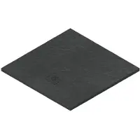Catalano H3 Solid Douchevloer 90x90cm Solidtech Antislip - Mat Zwart - Solidtech - Douche, Douchebakken - 8059015199645