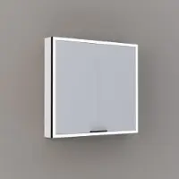 Thebalux Exclusief Sunny Solana opbouwspiegelkast 80x70cm 2 deurs 117W wit