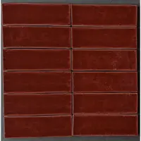 Terre d'Azur Devon Burgundy 6.5x20cm bordeaux glans
