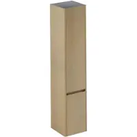 Thebalux Exclusief Sunny greeploze kolomkast 165cm 2-deurs rechtsdraaiend eiken licht