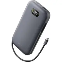 Belkin Boostcharge Powerbank 27.000 Mah 240w Pd Met Geïntegreerde Kabel En Display - Antraciet