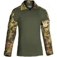 Invadergear Combat T-shirt Met Lange Mouwen Groen L