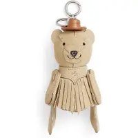 Ralph Lauren Polo Play Sleutelhanger Leder 5 cm beige