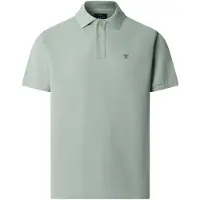 Hackett London Heren Groene Slim Fit-polo met logo (XL), Casual, Katoen, Klassiek, Korte mouwen HM5600203