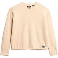Superdry Trui 'Essential' beige / zwart