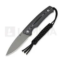 CIVIVI Altus Fixed Blade C20076B-2, Stonewashed 14C28N, Gray and Black Layered G10 zakmes