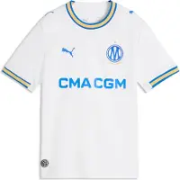 Puma Voetbalshirt - Marseille Homes 26/27 - White/Team R - - 6 jaar (116) - Voetbalshirts