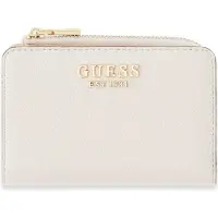 GUESS portemonnee Laurel II SLG Zip Around Cream White crème