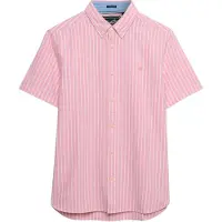 Superdry Overhemd zalm roze / wit