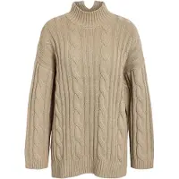 Noisy May Gebreide pullover met opstaande kraag en wol, model 'HAYDA'