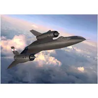 Revell Modelbouwpakket Vliegtuigen - 03751 Lockheed SR-71B Blackbird - Amerikaans Straalvliegtuig Plastic - 1:48 - Modelbouw