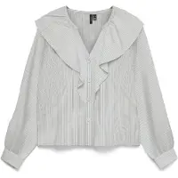 Vero Moda Blouse 'VMKAJA' zwart / wit
