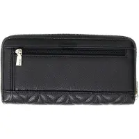GUESS Maxine Portemonnee Dames - Ritsportemonnee - Imitatieleer - Zwart