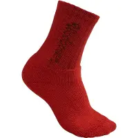 Woolpower Sokken Kids Socks Classic Logo 400 Autumn Red-Schoenmaat 22 - 24