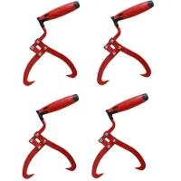 Baumarktplus TRUTZHOLM - Handtang voor Hout - Set van 4 - Bosbouwtang - Grijptang - Handhijshaken - Sappie - Houtgrijper - Sleeptang