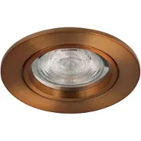 Ben Brilliance LED inbouwspot 8,2x8,2x4 cm geborsteld koper