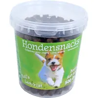 Gebr. De Boon Boony hondensnoepjes semi moist rolls lam/rijst, emmer a 500 gram