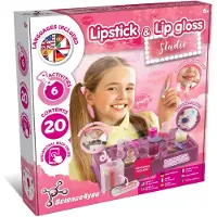 Science 4 You Science4you Lipstick & Lipgloss Maken Kit voor Meisjes – Maak je eigen lipgloss, lippenstift en lippenbalsem - inclusief 7 schoonheidsactiviteiten, origineel cadeau voor meisjes 8 9 10 11+