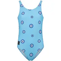 Son Of A Beach - Blauw Oog Meisjes Badpak - maat 74-80 - Blauw