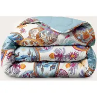 HappyBed Dekbed zonder overtrek 140x200 - Bedrukt dekbed zonder hoes - Hoesloos Dekbed met Print - Wasbaar All year Eenpersoonsdekbed - Desert World
