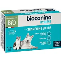 Biocanina Hygiëne Vaste Shampoo voor Honden en Katten Bio 100 g