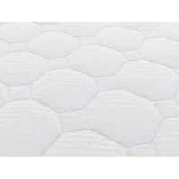 Vente-unique Set 160 x 200 cm gewatteerde bedbodem + hybride matras met pocketveren met 7 zones en gel met vormgeheugen van 25 cm dik - TOLCA van YSMÉE