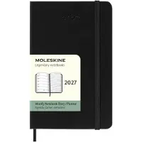 Moleskine 12 Maanden Agenda - 2027 - Wekelijks - Pocket - Harde Kaft - Zwart