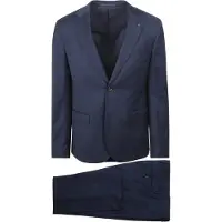 Suitable Toulon Kostuum Wol Navy | Donkerblauw | Maat 50