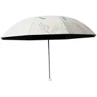 VHV -Compacte Reisparaplu met UPF 50+ UV-Bescherming - 8-Bons Windbestendige Stormparaplu - Lichtgewicht Zon en Regen Paraplu voor Dames en Heren-groente