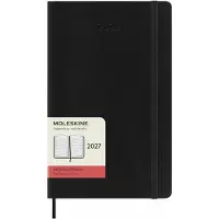 Moleskine 12 Maanden Agenda - 2027 - Dagelijks - Large - Zachte Kaft - Zwart