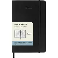 Moleskine 12 Maanden Agenda - 2027 - Maandelijks - Pocket - Zachte Kaft - Zwart