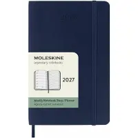 Moleskine 12 Maanden Agenda - 2027 - Wekelijks - Pocket - Zachte Kaft - Saffier Blauw