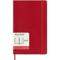Moleskine 12 Maanden Agenda - 2027 - Dagelijks - Large - Zachte Kaft - Rood