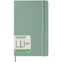 Moleskine 12 Maanden Agenda - 2027 - Wekelijks - Large - Harde Kaft - Sage Groen