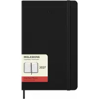 Moleskine 12 Maanden Agenda - 2027 - Dagelijks - Large - Harde Kaft - Zwart