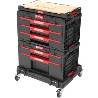 Qbrick SYSTEM ONE Werkbank met 4 laden - SKRZ N2435
