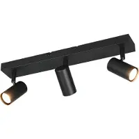 Reality TARYN wandlamp R86853032 mat zwart - 3 spots