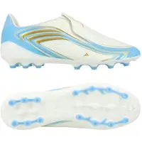 Adidas F50 Messi League Laceless Ag Junior Football Boots Wit,Blauw EU 28 Kinderen