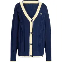 Adidas Gebreid vest beige / donkerblauw