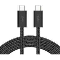Belkin BoostCharge Pro Braided USB-C naar USB-C kabel - 2 meter - Zwart