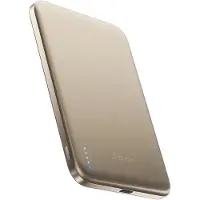 Bmx SolidSafe Air Titanium Powerbank - Qi2 - Semi Solid State - 5000 mAh - Gold