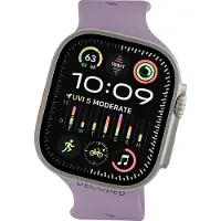 Decoded Silicone Ares Splice Band - Apple Watch 44/45/46/49mm - Purple